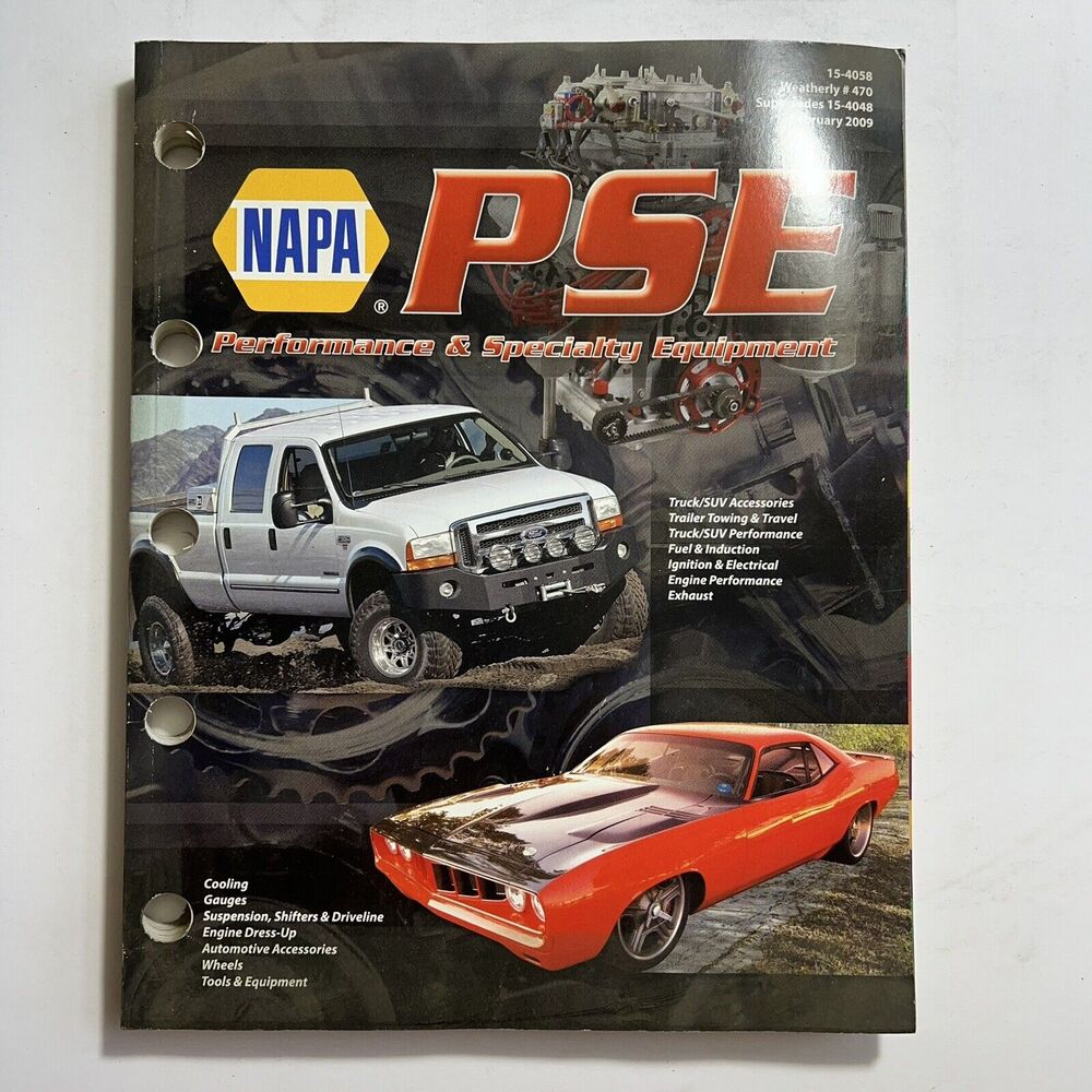 NAPA PSE Performance and Specialty Equipment February 2009 Catalogue